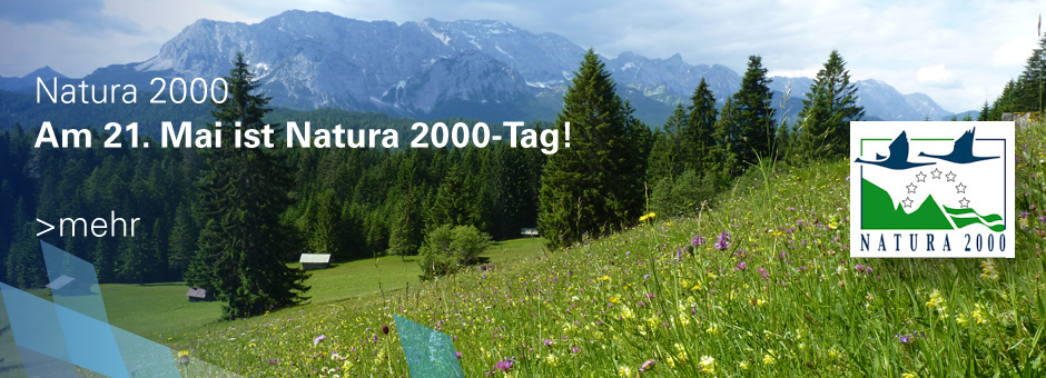 Schriftbild zur Natura 2000, Link  zur Unterseite am 21. Mai ist Natura 2000-Tag!