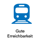 Grafik: Gute Erreichbarkeit