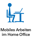 Grafik: Mobiles Arbeiten im Home Office